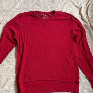 GAP Men's Vibrant Red Crewneck Sweater